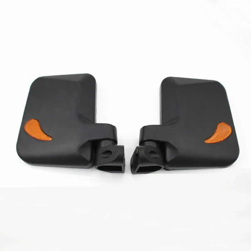Car Side Rear View Mirror Adjustable Wide-Angle Rearview Mirrors Easy Installation for Tricycle Golf Cart 18 cmx13.5 cm