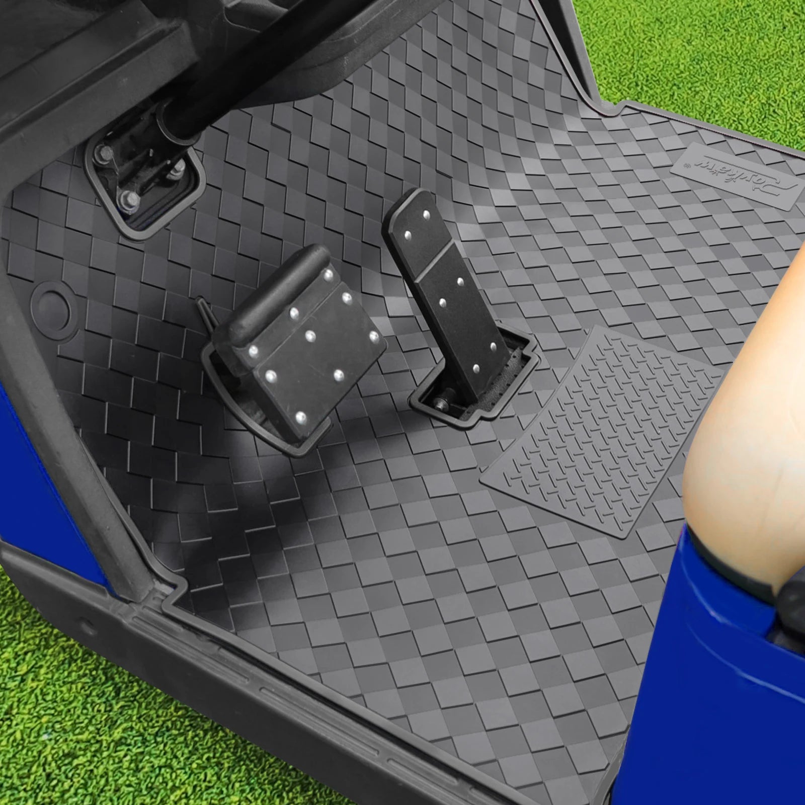 Golf Cart Mat Full Coverage Floor Liner | EZGO TXT (1994-up), Express S4 (2012-2020), Workhorse/Valor Models