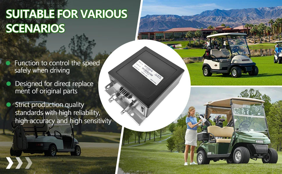 36V 350A ITS Golf Cart Motor Controller for EZGO TXT, Club Car & Yamaha – Replaces 1206-4301