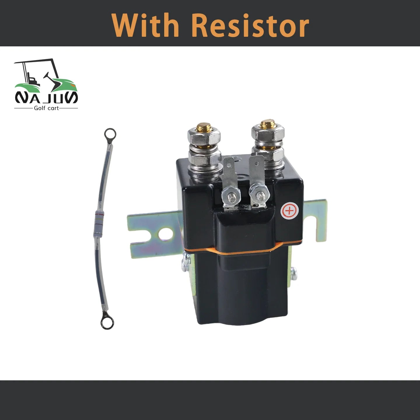 Solenoid Relay with Resistor | Club Car DS/Tempo | 48V-Cartzilla Golf Cart Parts &amp; Accessories