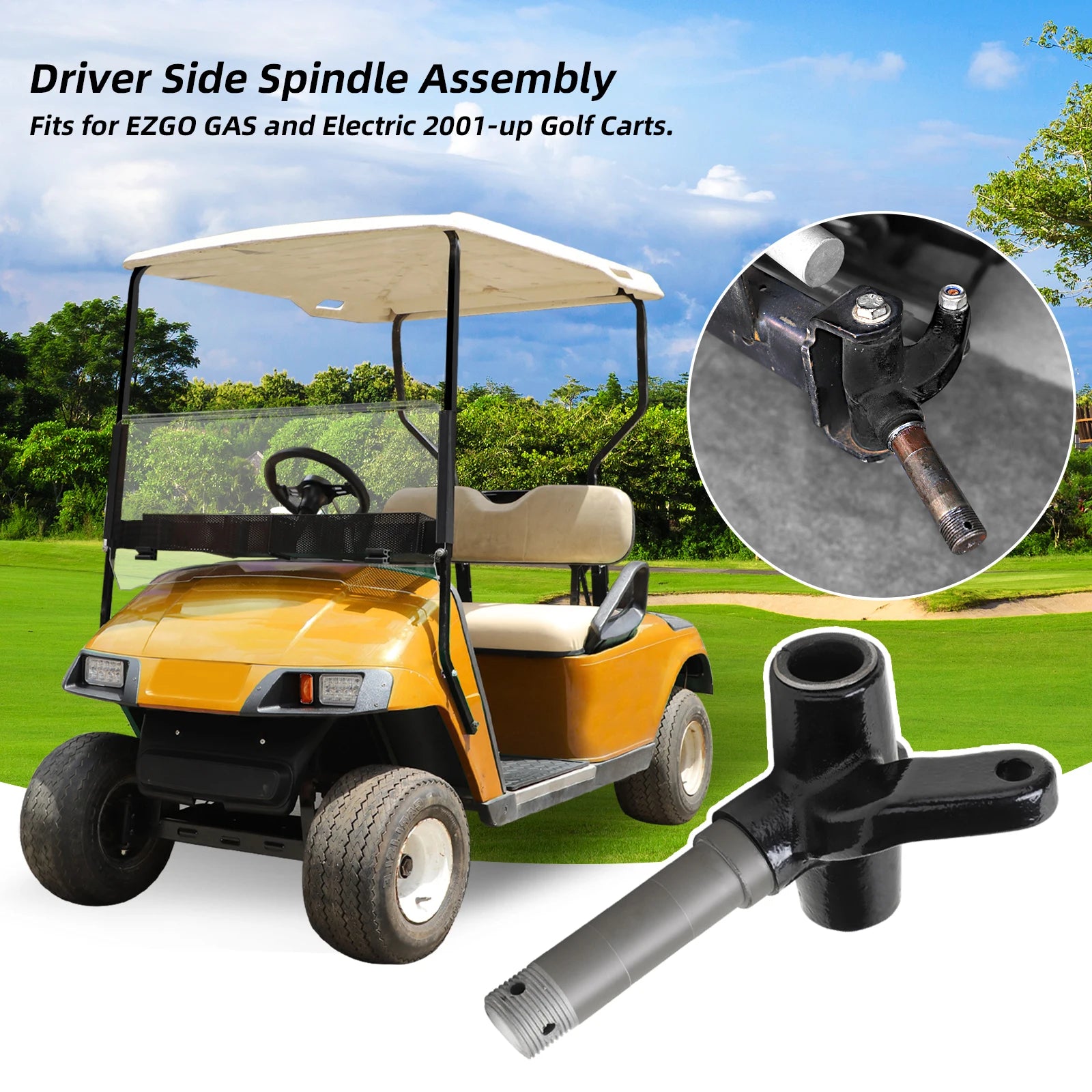 Spindle Assembly | EZGO-Cartzilla Golf Cart Parts &amp; Accessories