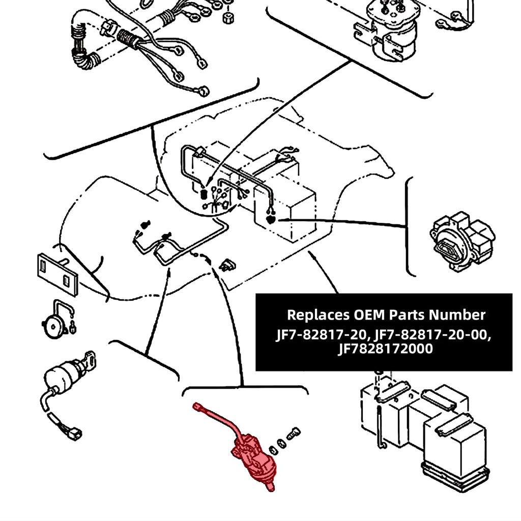 Stop Switch Fit | Yamaha G14/G16/G19/G22/G29/Drive Gas & Electric-Cartzilla Golf Cart Parts &amp; Accessories