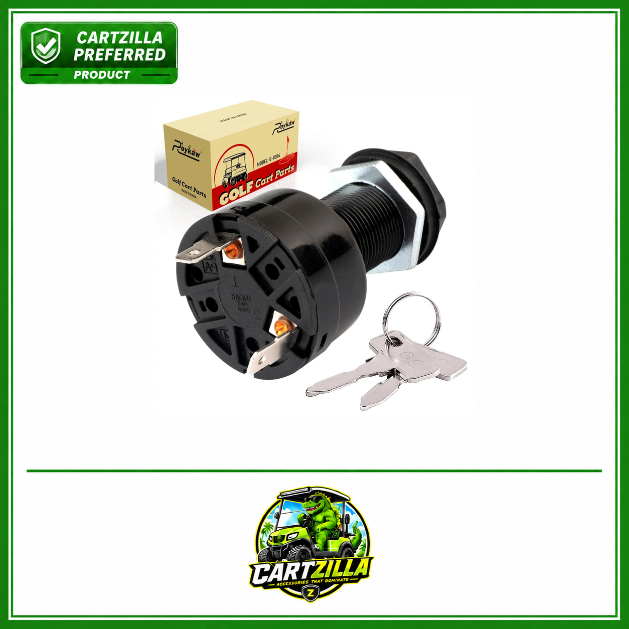 Switch Starter Ignition Key Switch | Club Car-Cartzilla Golf Cart Parts &amp; Accessories