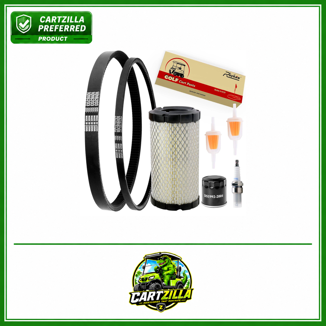 Tune Up Kit w/ Drive & Starter Belt | Club Car-Cartzilla Golf Cart Parts &amp; Accessories