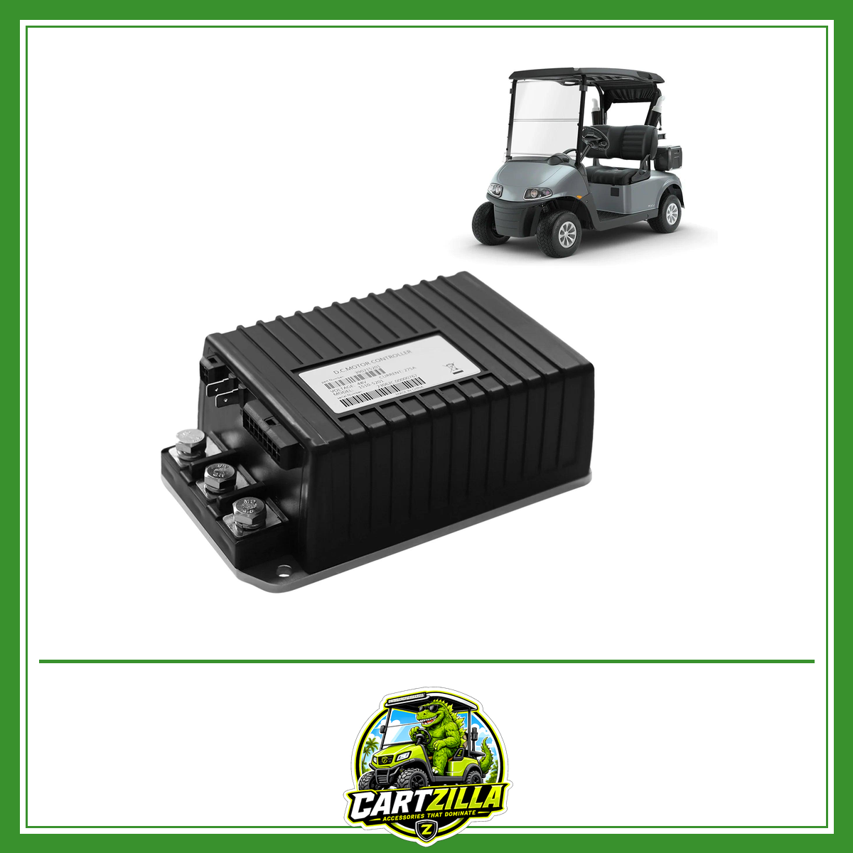 【US Stock】 1510-5201 Controller 101956501 48V 275A DC Motor Controller for Curtis Club Car DS Precedent (2000-2009) Golf Cart-Cartzilla LLC