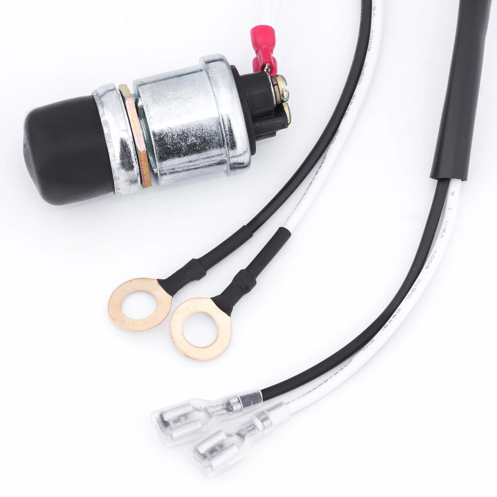 Universal 12 Volt Horn Kit W/Floor Mounted Button and Wiring Harness Fit | EZGO-Cartzilla Golf Cart Parts &amp; Accessories