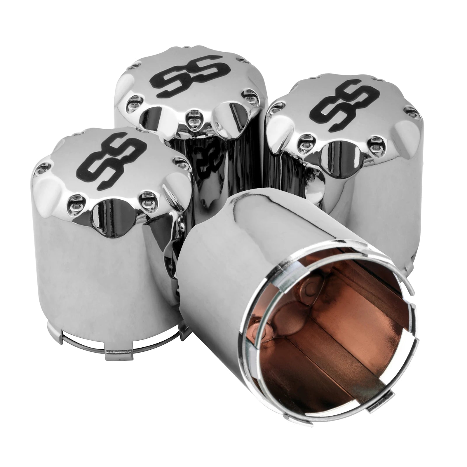 Wheel Lug Nuts and Chrome SS Wheel Hub Cap Covers Kit | EZGO-Cartzilla Golf Cart Parts &amp; Accessories