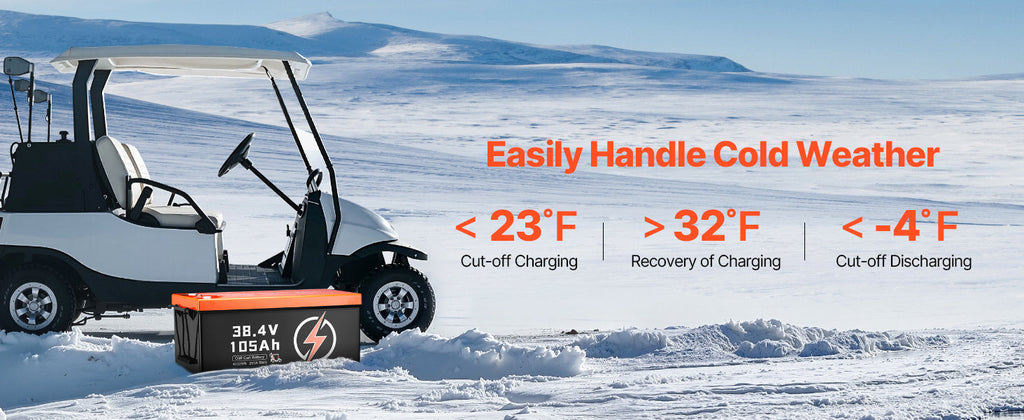 36V/48V 105Ah LiFePO4 Golf Cart Lithium Battery with BMS