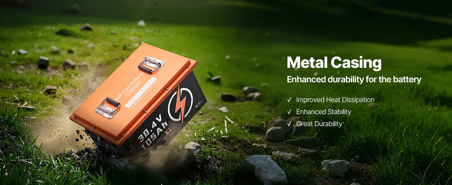 36V/48V 105Ah LiFePO4 Golf Cart Lithium Battery with BMS