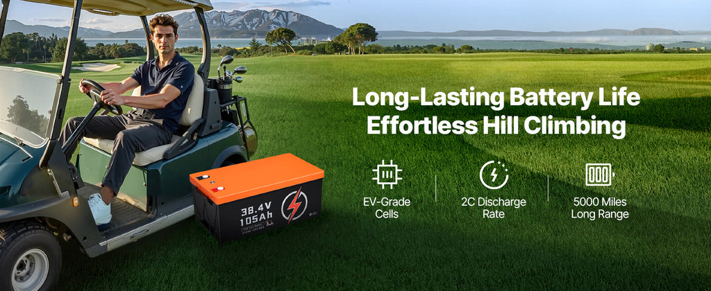 36V/48V 105Ah LiFePO4 Golf Cart Lithium Battery with BMS