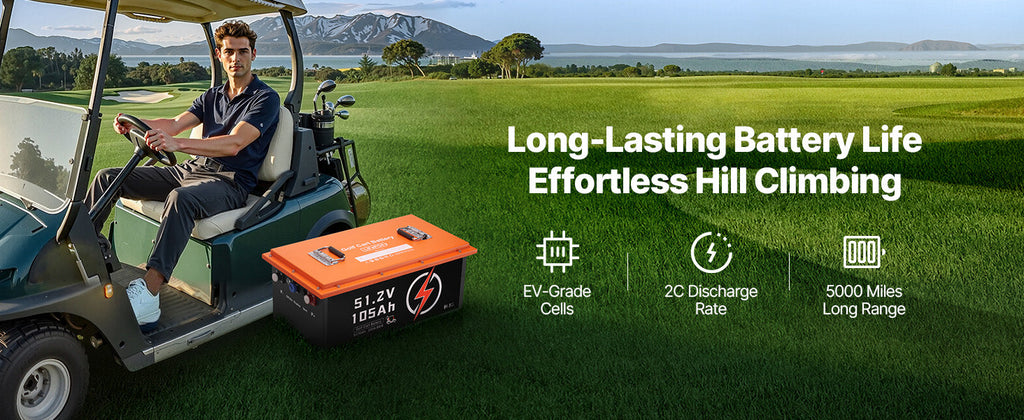 36V/48V 105Ah LiFePO4 Golf Cart Lithium Battery with BMS